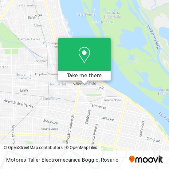 Motores-Taller Electromecanica Boggio map