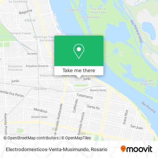 Electrodomesticos-Venta-Musimundo map