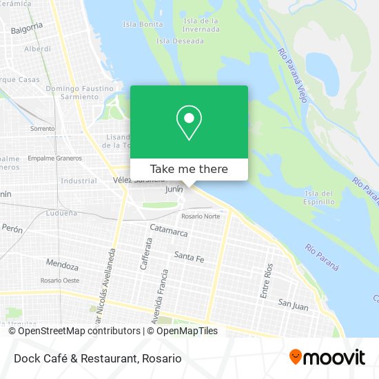 Dock Café & Restaurant map