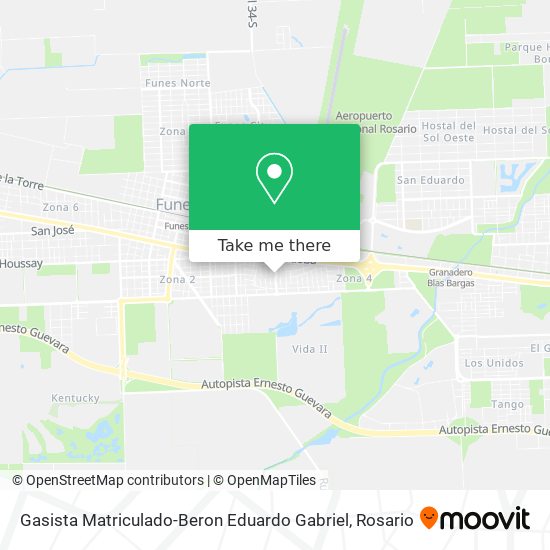 Gasista Matriculado-Beron Eduardo Gabriel map