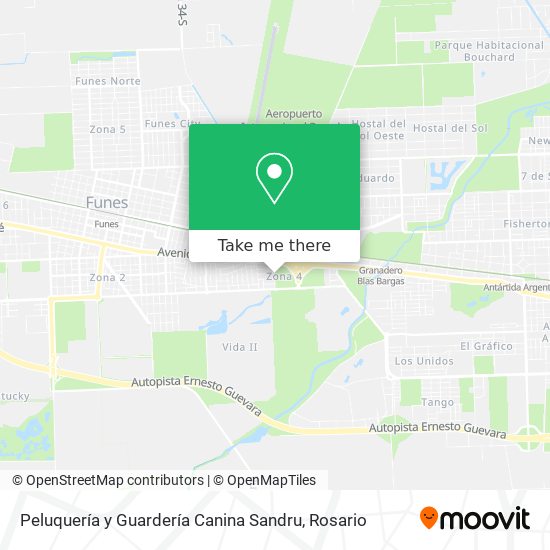 Peluquería y Guardería Canina Sandru map