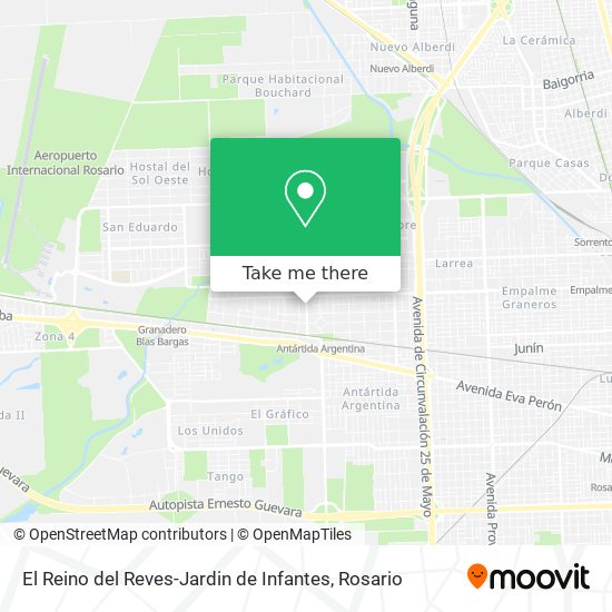 Mapa de El Reino del Reves-Jardin de Infantes
