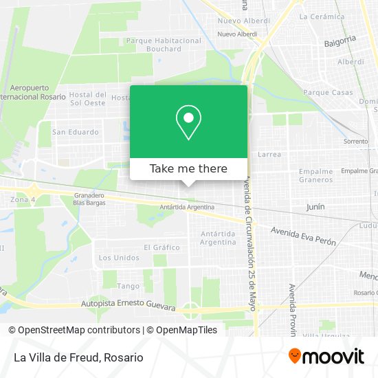 Mapa de La Villa de Freud