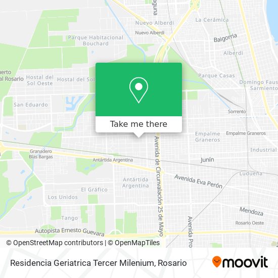 Residencia Geriatrica Tercer Milenium map