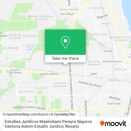 Estudios Juridicos-Maximiliano Pereyra Seguros Gestoria Autom Estudio Juridico map