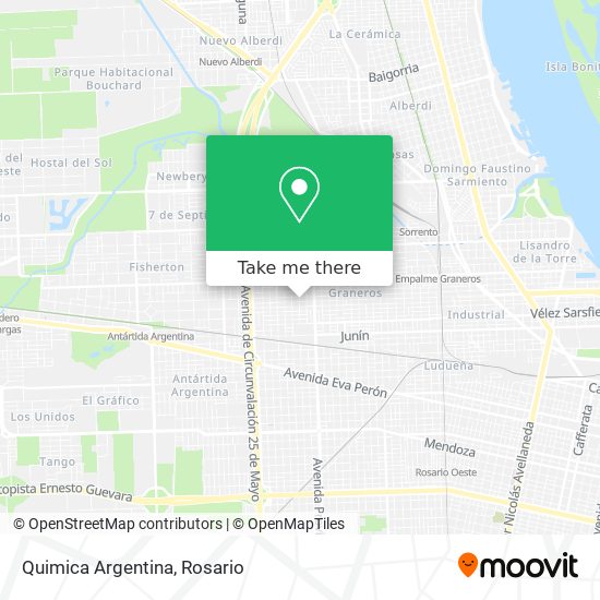 Quimica Argentina map