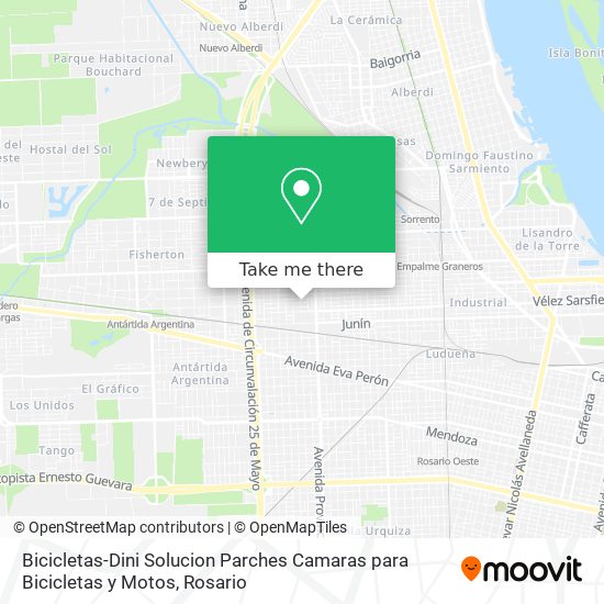 Mapa de Bicicletas-Dini Solucion Parches Camaras para Bicicletas y Motos