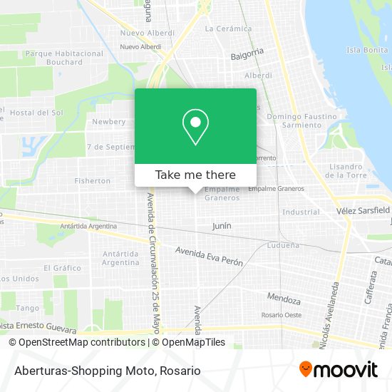 Aberturas-Shopping Moto map