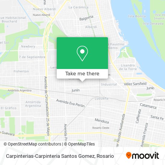 Carpinterias-Carpinteria Santos Gomez map