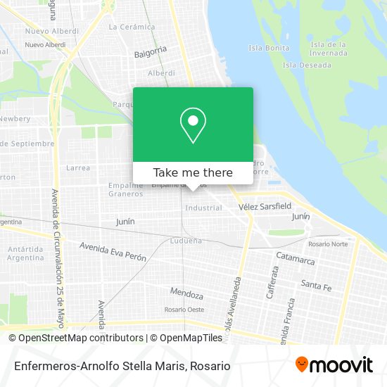 Enfermeros-Arnolfo Stella Maris map