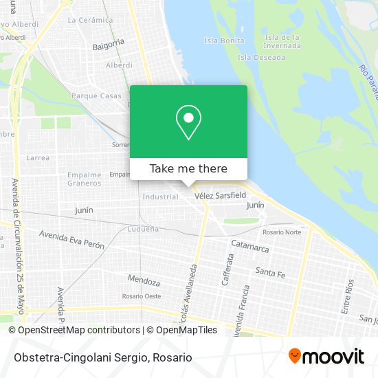 Obstetra-Cingolani Sergio map