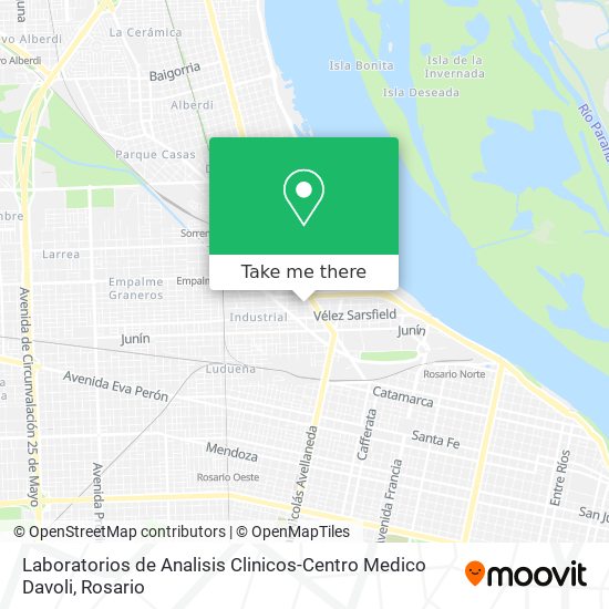 Laboratorios de Analisis Clinicos-Centro Medico Davoli map