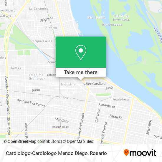 Cardiologo-Cardiologo Mendo Diego map