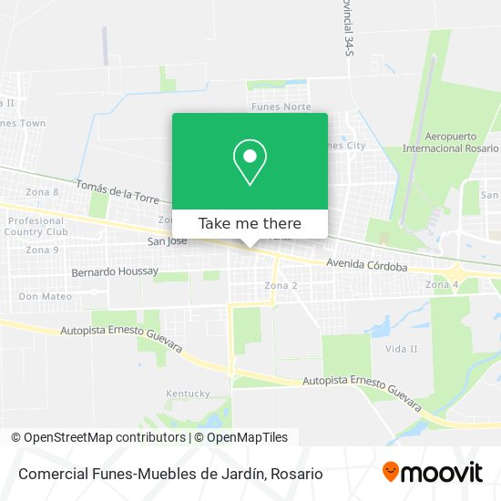Comercial Funes-Muebles de Jardín map