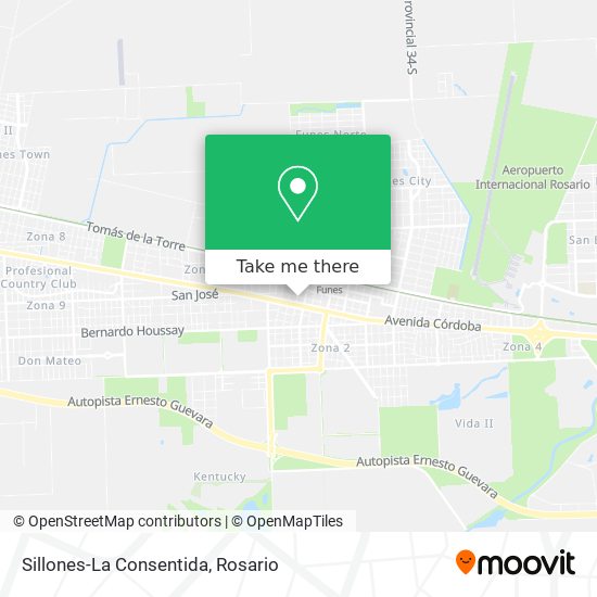 Sillones-La Consentida map