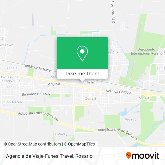 Agencia de Viaje-Funes Travel map