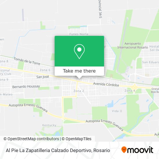 Al Pie La Zapatilleria Calzado Deportivo map