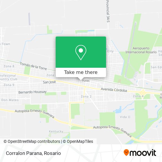 Mapa de Corralon Parana