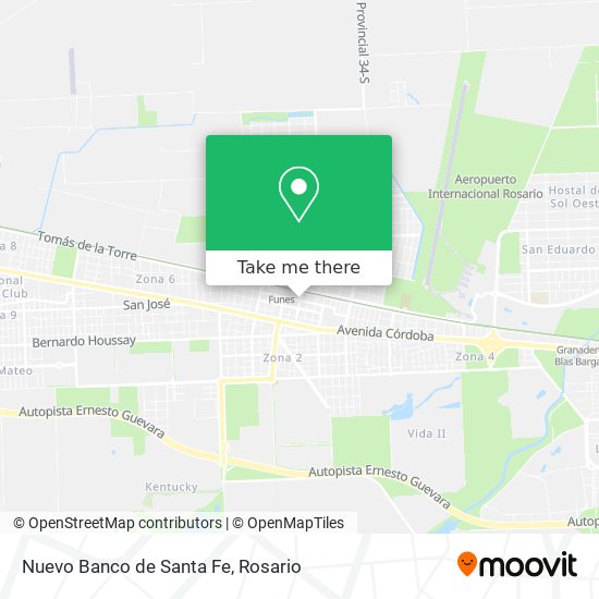 Nuevo Banco de Santa Fe map