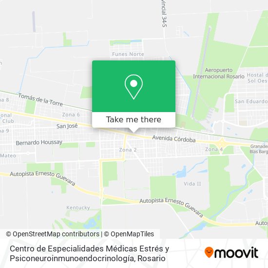 Centro de Especialidades Médicas Estrés y Psiconeuroinmunoendocrinología map