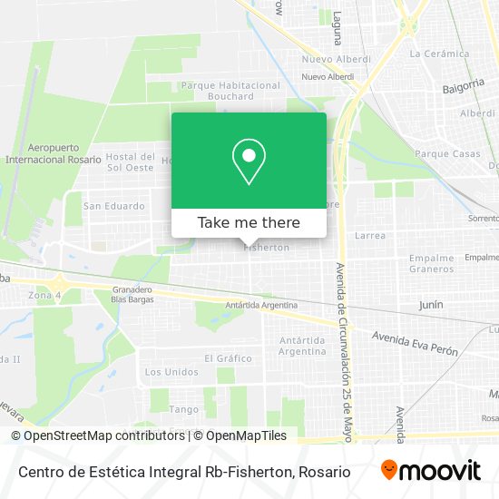 Centro de Estética Integral Rb-Fisherton map