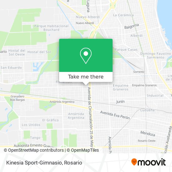 Kinesia Sport-Gimnasio map