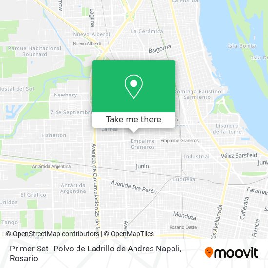 Mapa de Primer Set- Polvo de Ladrillo de Andres Napoli