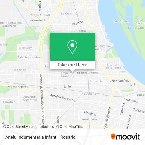 Anelu Indumentaria Infantil map