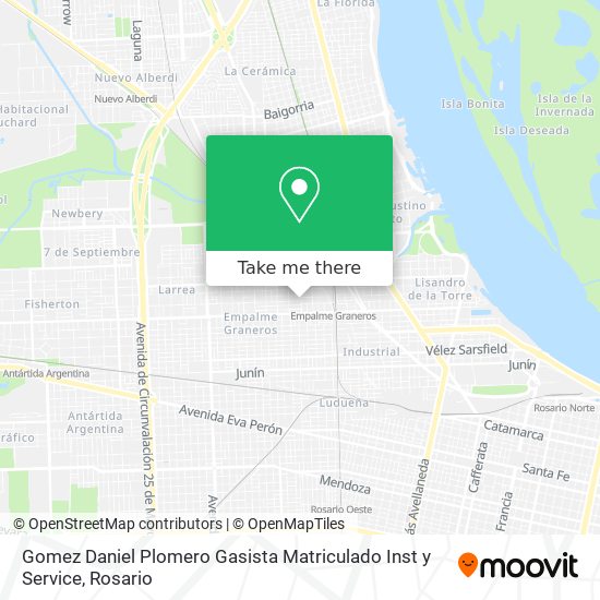 Gomez Daniel Plomero Gasista Matriculado Inst y Service map