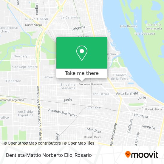 Dentista-Mattio Norberto Elio map
