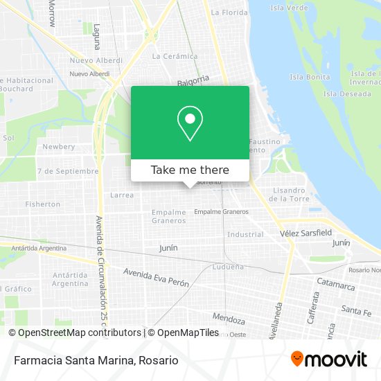 Mapa de Farmacia Santa Marina