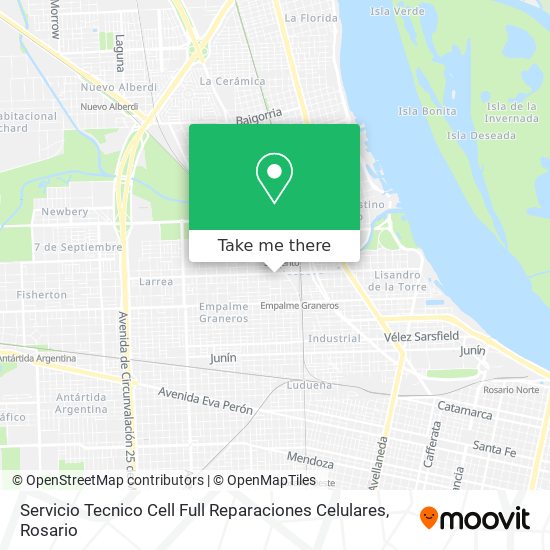 Servicio Tecnico Cell Full Reparaciones Celulares map