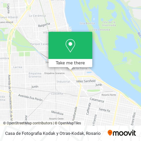 Mapa de Casa de Fotografia Kodak y Otras-Kodak