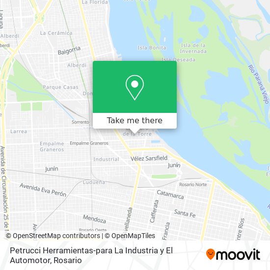 Petrucci Herramientas-para La Industria y El Automotor map