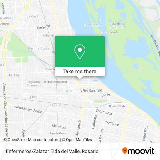 Enfermeros-Zalazar Elda del Valle map