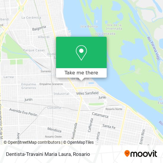 Dentista-Travaini Maria Laura map
