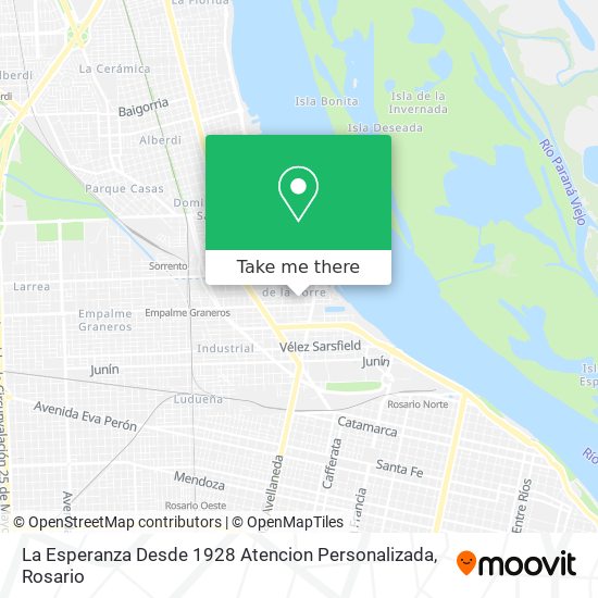 Mapa de La Esperanza Desde 1928 Atencion Personalizada