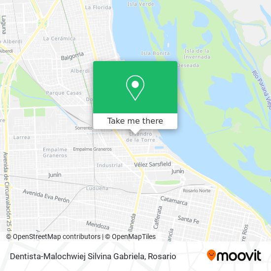 Dentista-Malochwiej Silvina Gabriela map