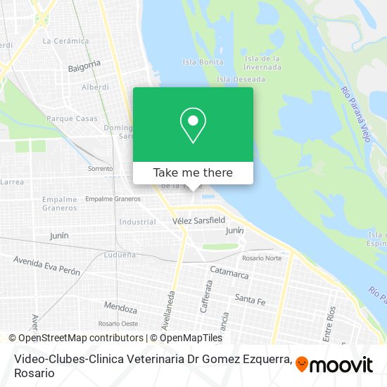 Mapa de Video-Clubes-Clinica Veterinaria Dr Gomez Ezquerra