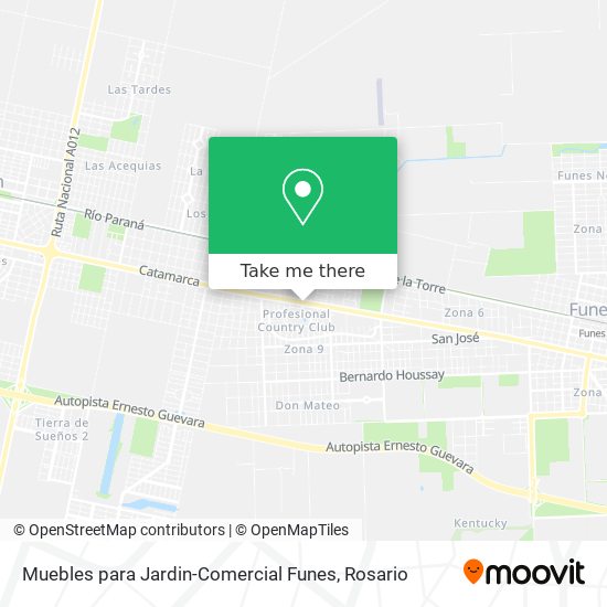 Mapa de Muebles para Jardin-Comercial Funes