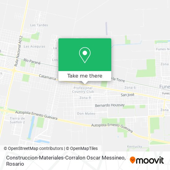Mapa de Construccion-Materiales-Corralon Oscar Messineo