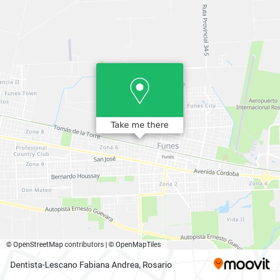 Dentista-Lescano Fabiana Andrea map