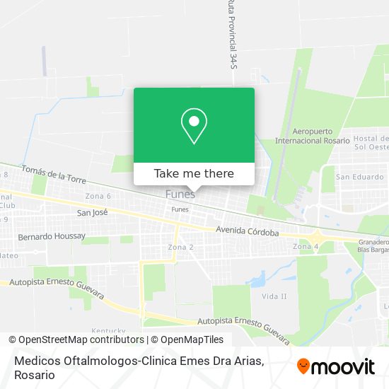 Medicos Oftalmologos-Clinica Emes Dra Arias map