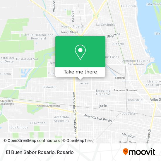 El Buen Sabor Rosario map