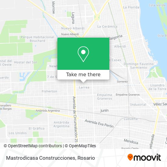 Mastrodicasa Construcciones map