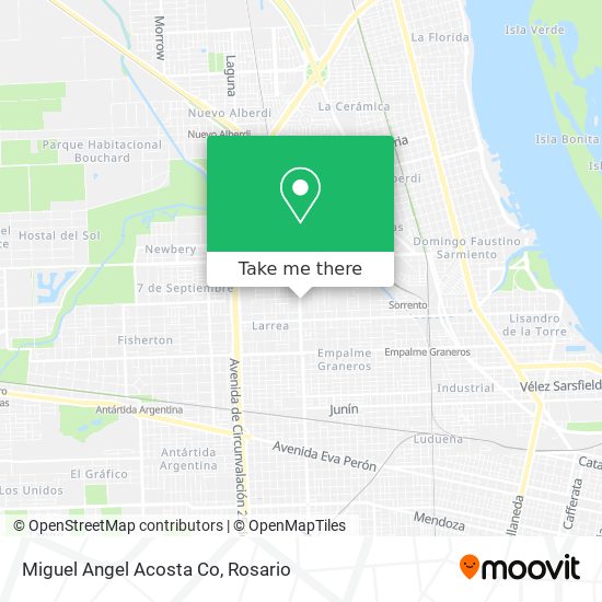 Mapa de Miguel Angel Acosta Co