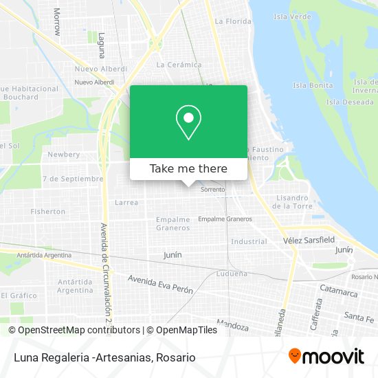 Mapa de Luna Regaleria -Artesanias