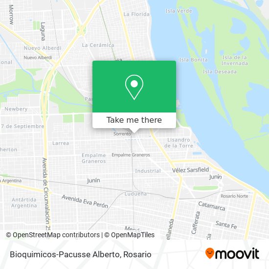 Bioquimicos-Pacusse Alberto map