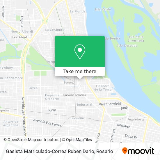 Gasista Matriculado-Correa Ruben Dario map