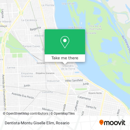 Dentista-Montu Giselle Elim map